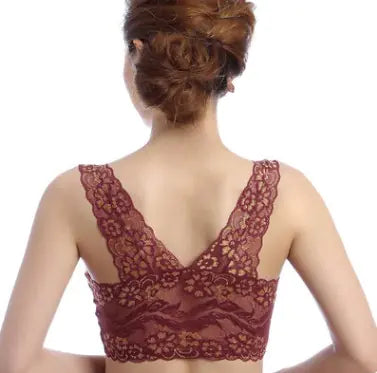 New Lace Strapless V-Neck Sexy Bra Top