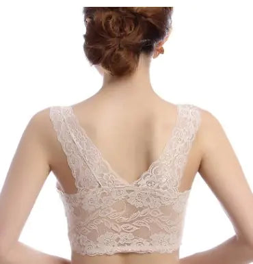 New Lace Strapless V-Neck Sexy Bra Top