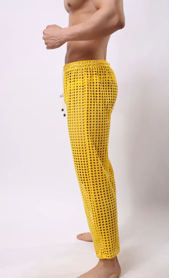 2020 Fashion Men's Sexy Mesh Long Pants (Casual Style)