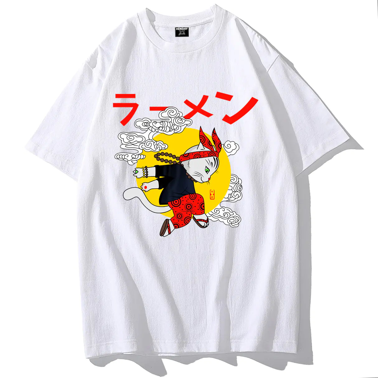 Camiseta Masculina de Algodão com Estampa de Hip-Hop - Manga Curta