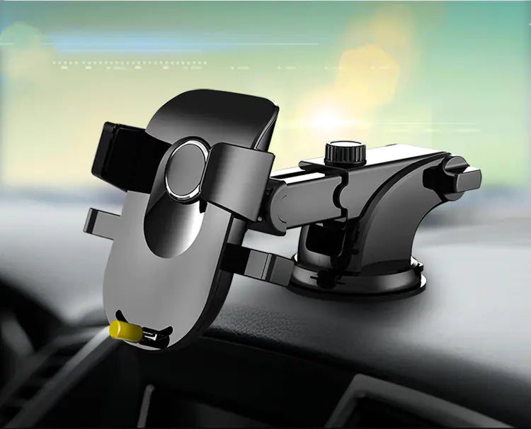 Universal Car Phone Mount with Suction Support