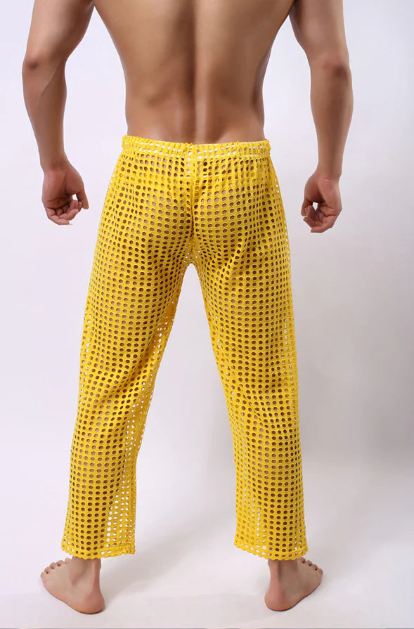 2020 Fashion Men's Sexy Mesh Long Pants (Casual Style)
