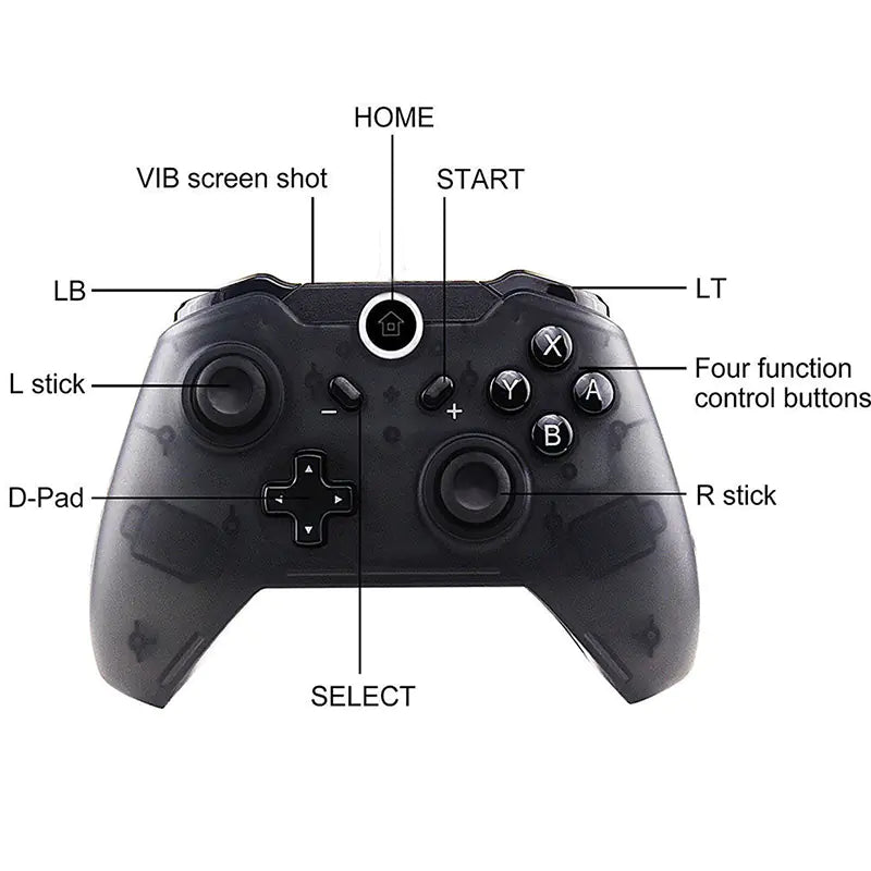 Wireless Game Controller with Screenshot Function
