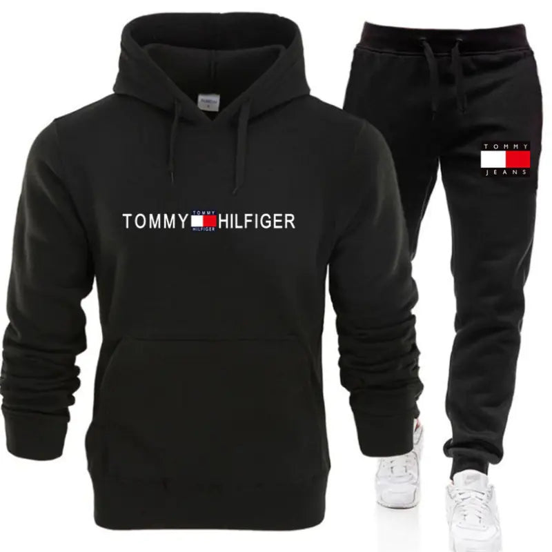 New Spring Autumn Men's Hoodie Set Casual Fashion