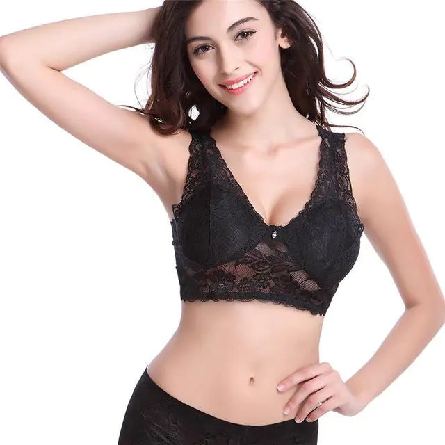 New Lace Strapless V-Neck Sexy Bra Top
